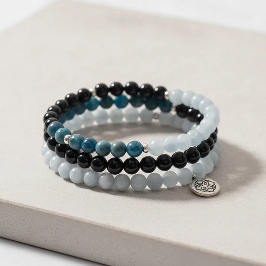 Mâlâ Communication : Aigue-Marine, Apatite, Obsidienne