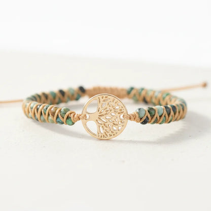 Bracelet Arbre de Vie Jaspe Africain