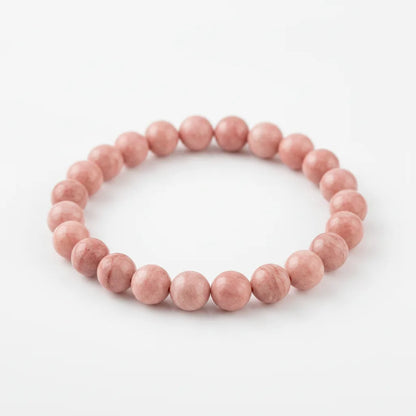 Bracelet Rhodochrosite 8mm - Amour-Propre & Guérison Émotionnelle