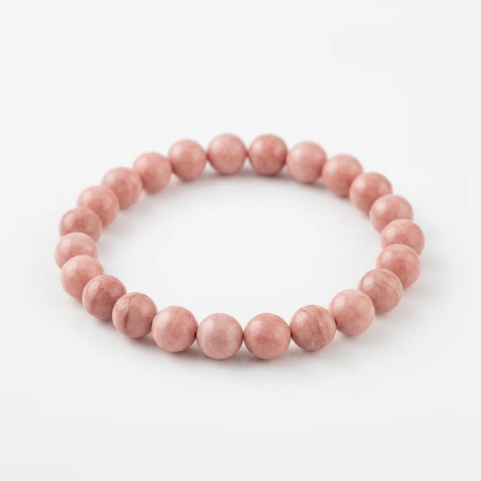 Bracelet Rhodochrosite 8mm - Amour-Propre & Guérison Émotionnelle