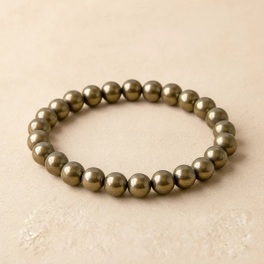 Bracelet Pyrite : Confiance & Abondance