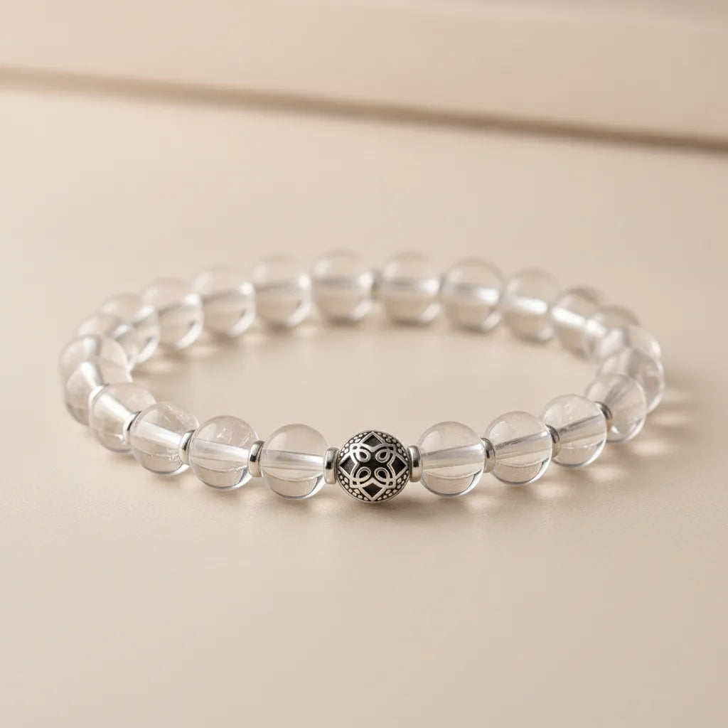 Bracelet Cristal de Roche Amplificateur - Lithothérapie & Aura