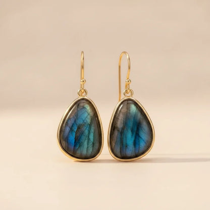 Boucles d'oreilles Élégance Labradorite