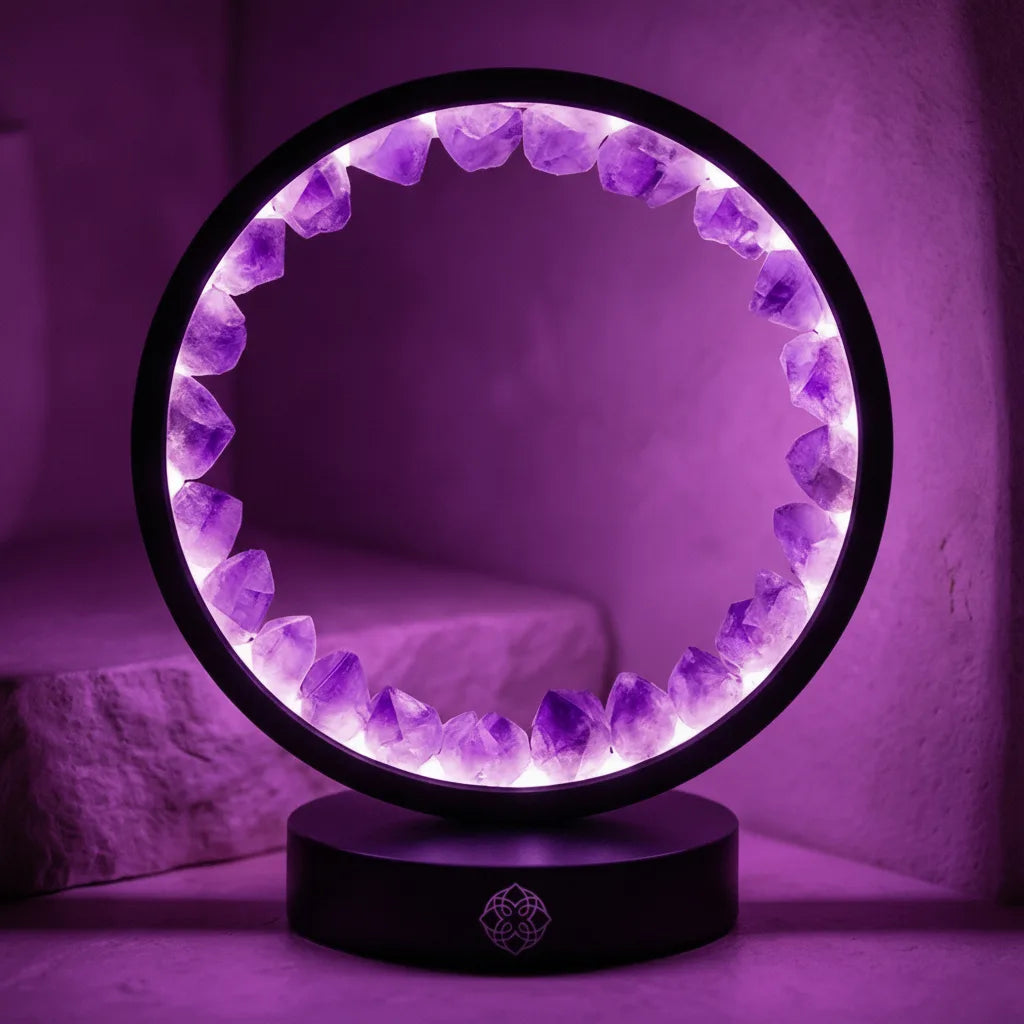 Lampe Améthyste : Calme et Sérénité Nocturne
