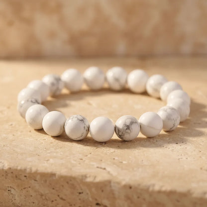 Bracelet Howlite Sérénité et Détente
