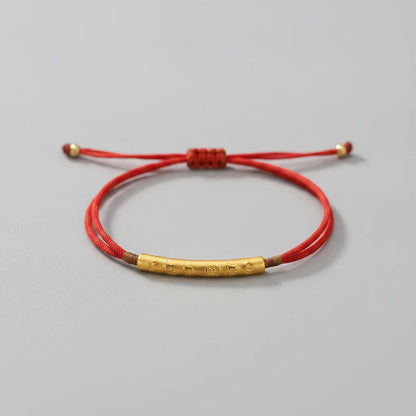 Bracelet Ma Bonne Étoile : Vœux & Mantra Tibétain Argent 925