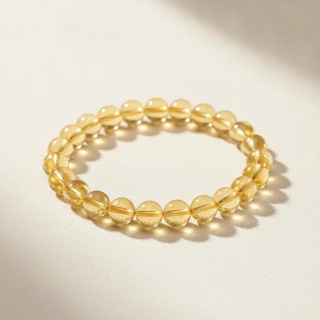 Bracelet Citrine : Joie & Prospérité