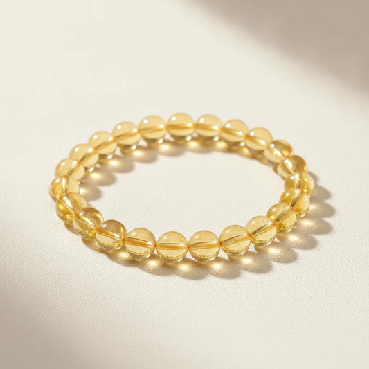 Bracelet Citrine : Joie & Prospérité