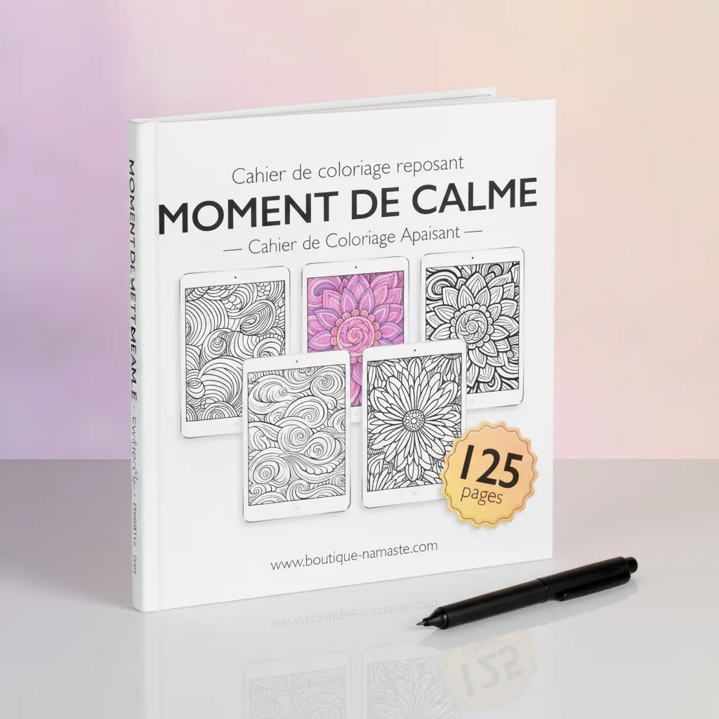 Cahier de Coloriage Anti-Stress 'Moments de Calme'