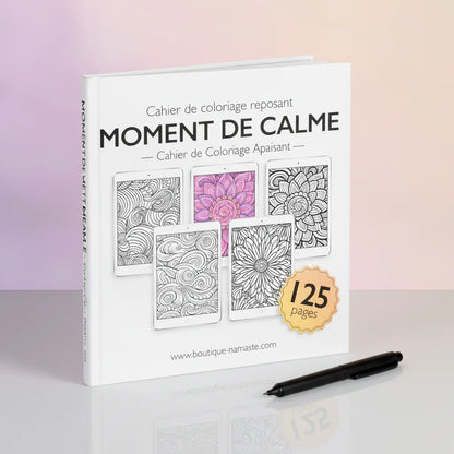 Cahier de Coloriage Anti-Stress 'Moments de Calme'