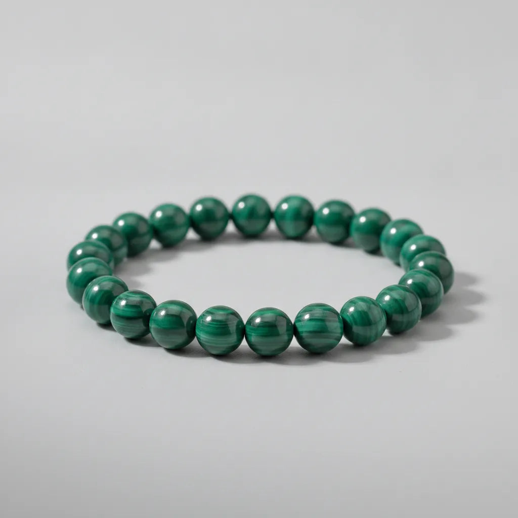 Bracelet Malachite 8mm - Guérison & Transformation