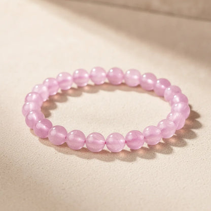 Bracelet Kunzite Rose : Douceur et Sérénité Cardiaque