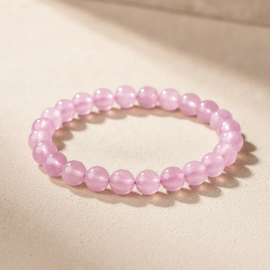 Bracelet Kunzite Rose : Douceur et Sérénité Cardiaque