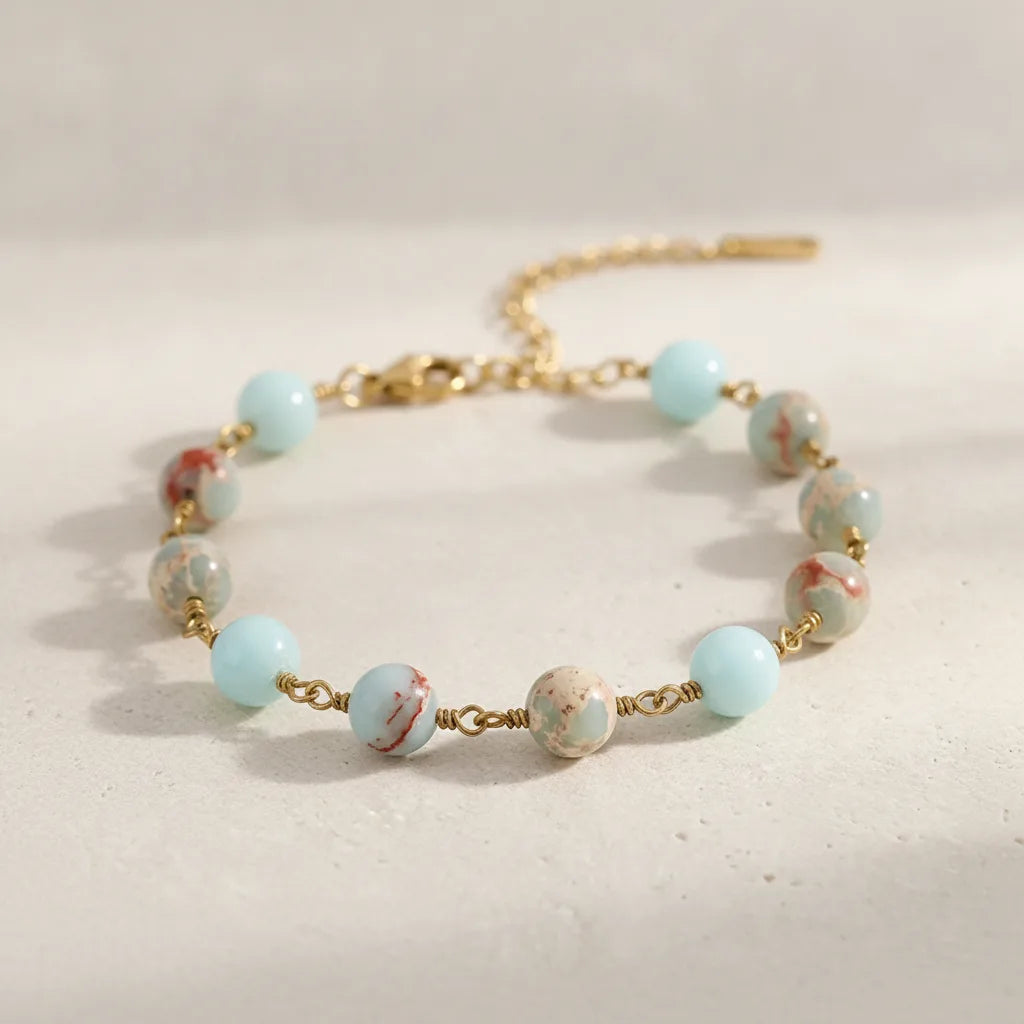 Bracelet Turquoise Impériale Charme