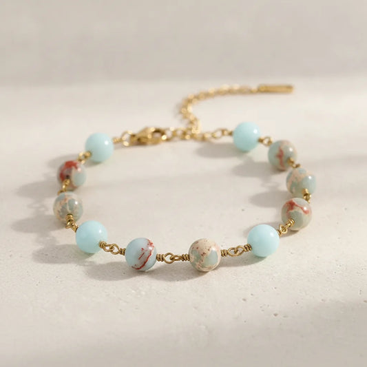 Bracelet Turquoise Impériale Charme