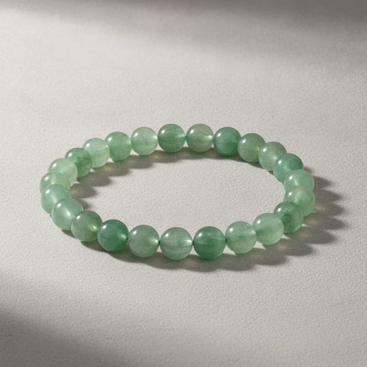 Bracelet Aventurine Verte : Chance & Prospérité