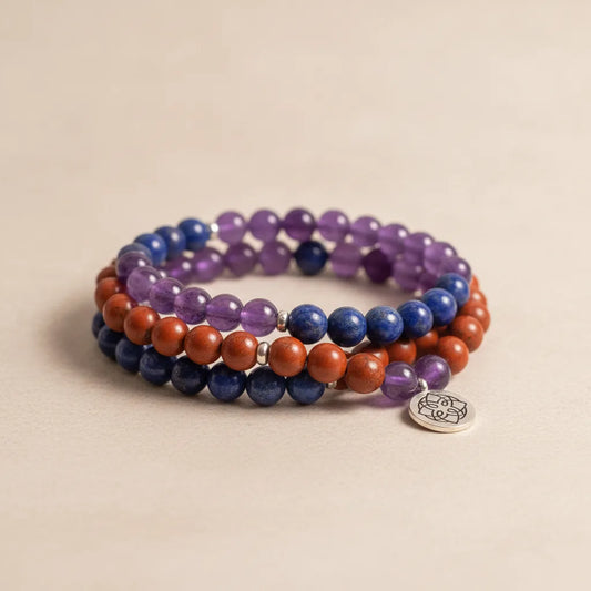 Mâlâ Améthyste, Jaspe & Lapis Lazuli : Confort Articulaire Naturel