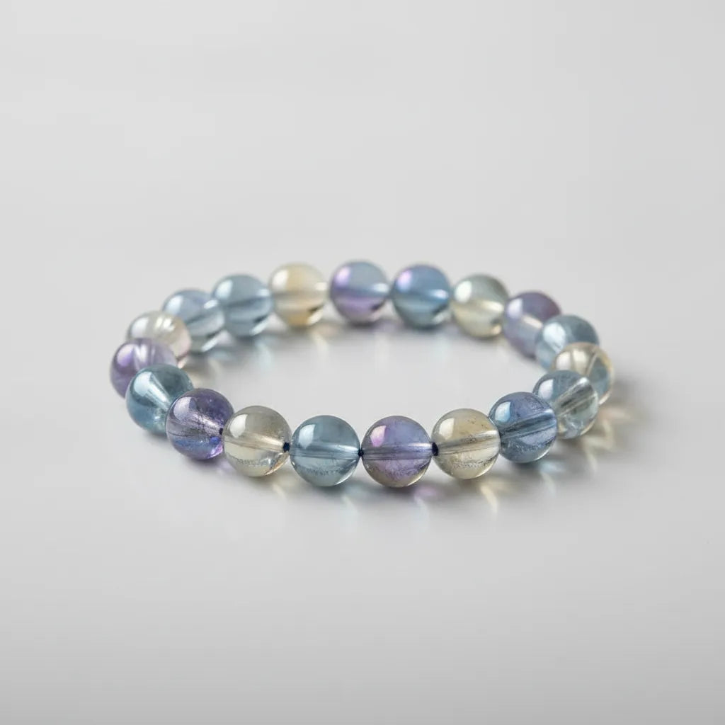 Bracelet Quartz Aura : Guérison & Éveil Spirituel