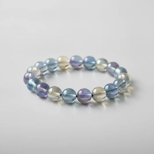 Bracelet Quartz Aura : Guérison & Éveil Spirituel