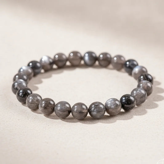 Bracelet Pierre de Lune Noire : Protection & Équilibre Énergétique