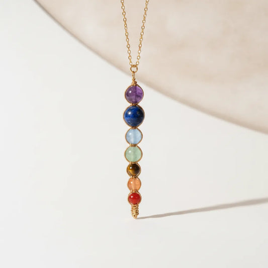 Collier 7 Chakras Artisanal - Équilibre & Bien-être