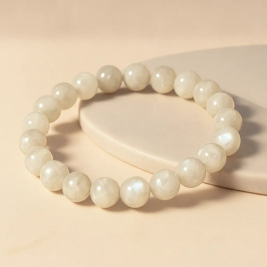 Bracelet Pierre de Lune : Intuition & Féminité