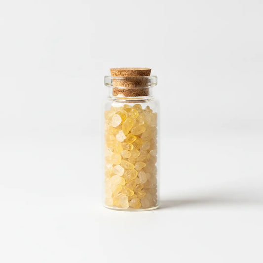 Mini Fiole Citrine : Talisman Abondance & Succès