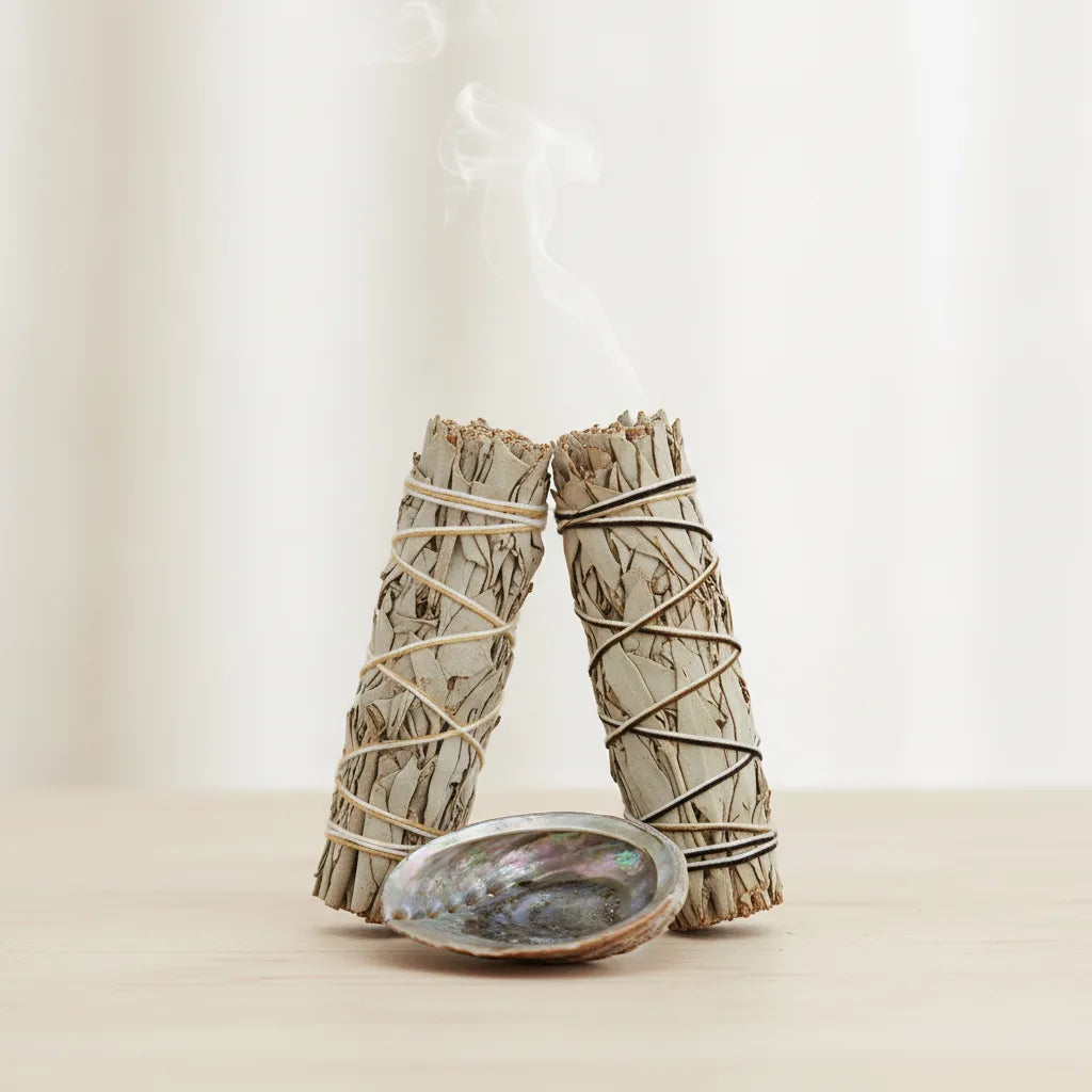 Lot de 2 Bâtons de Sauge Blanche - Purification Énergétique