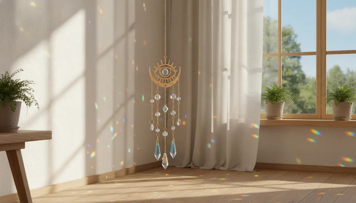 Capteur Soleil Lunaire : Lumière Prismatique Féerique