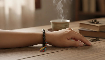 Bracelet Tibétain Om Mani Padme Hum - Porte-Bonheur Artisanal