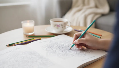 Cahier de Coloriage Anti-Stress 'Moments de Calme'