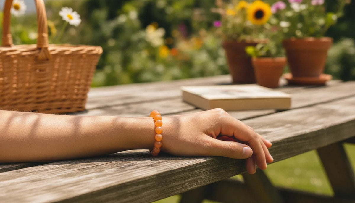 Bracelet Pierre de Soleil : Confiance & Équilibre