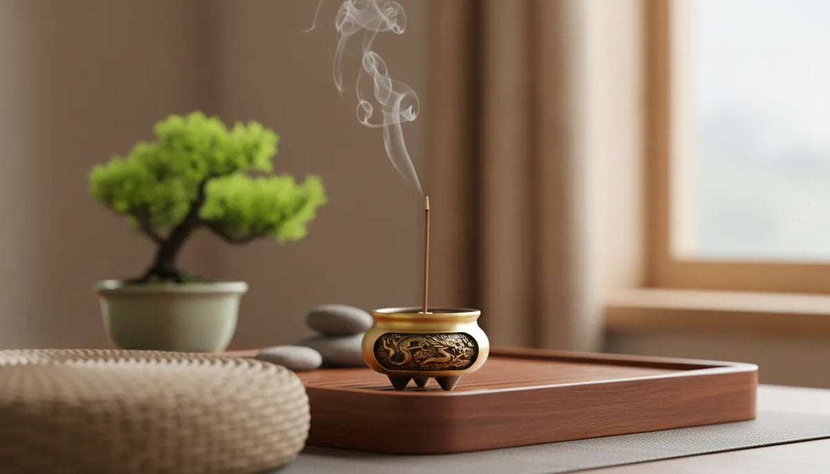Porte Encens Dragon Japonais - Zen & Déco