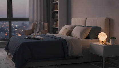 Lampe Lune LUNA 3D - Ambiance Féerique & Zen