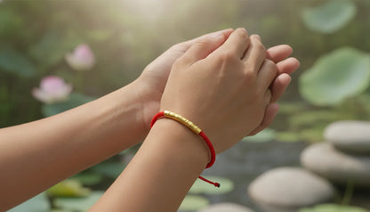 Bracelet Ma Bonne Étoile : Vœux & Mantra Tibétain Argent 925