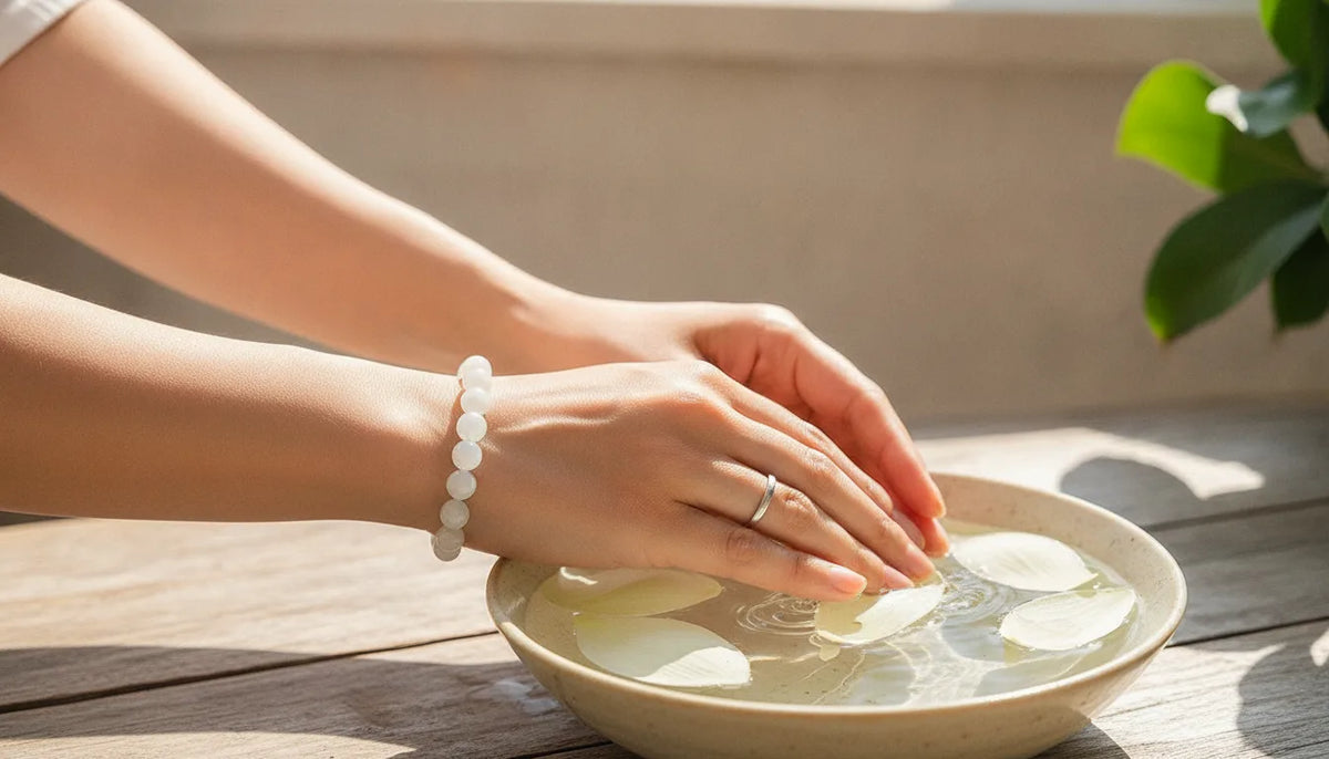 Bracelet Pierre de Lune : Intuition & Féminité