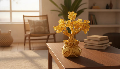 Arbre de Vie Citrine : Attracteur d'Abondance