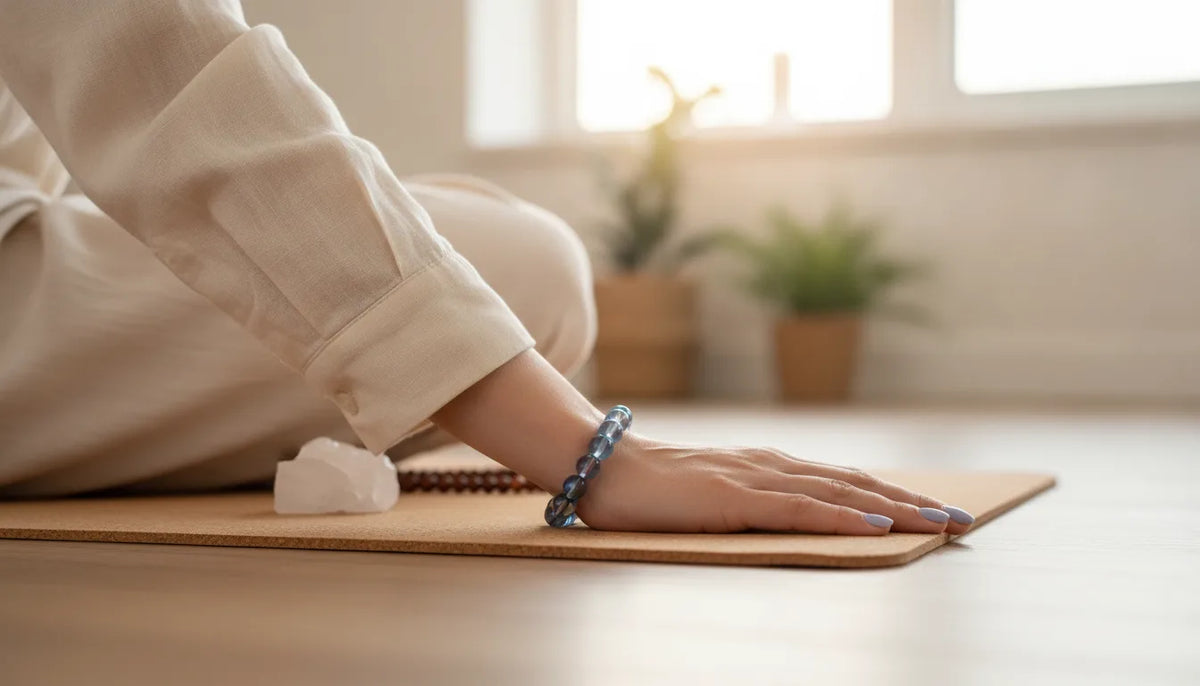 Bracelet Quartz Aura : Guérison & Éveil Spirituel