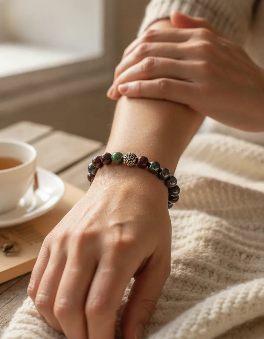 Mâlâ Améthyste, Jaspe & Lapis Lazuli : Confort Articulaire Naturel