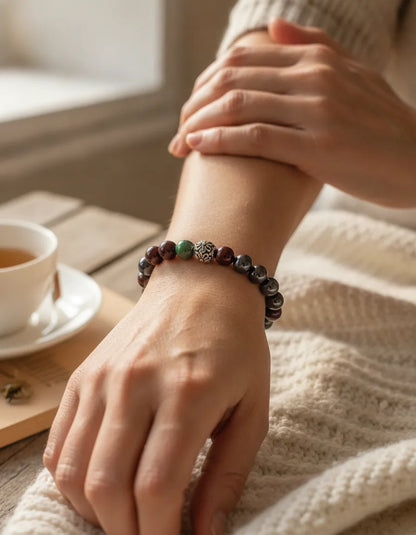Mâlâ Améthyste, Jaspe & Lapis Lazuli : Confort Articulaire Naturel
