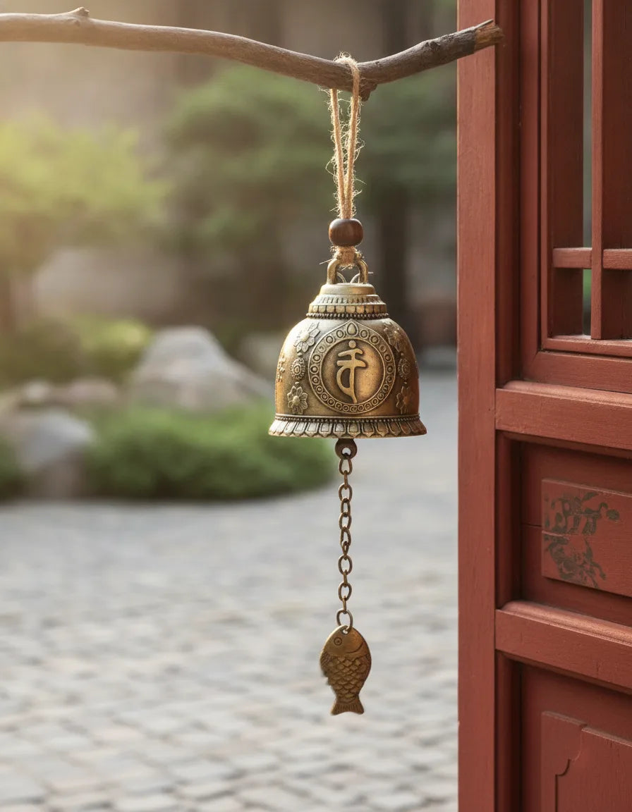 Carillon Feng Shui Bouddha & Poisson