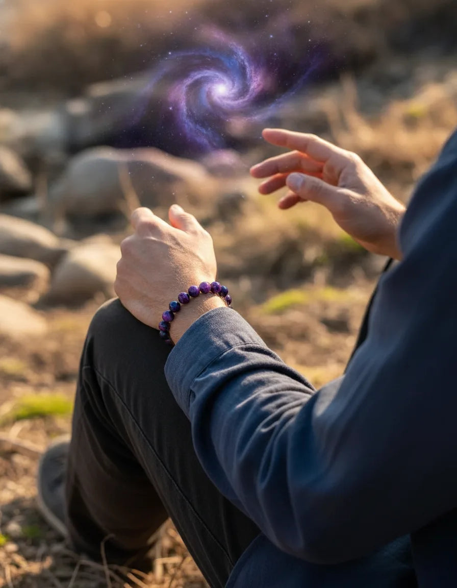 Bracelet Œil de Tigre Galactique 5A