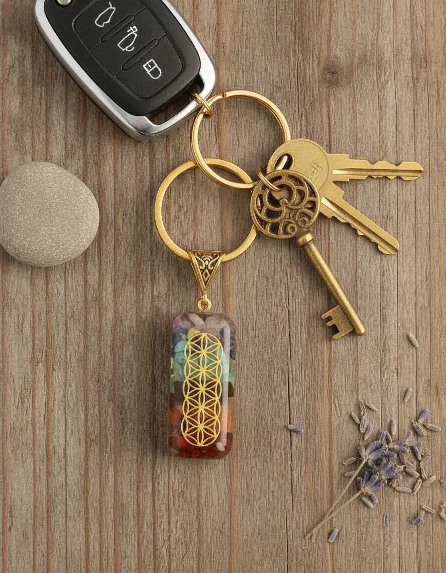 Porte-Clés 7 Chakras : Harmonie Énergétique au Quotidien