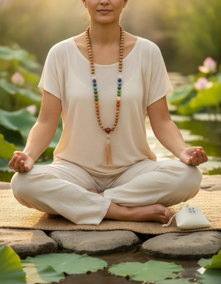 Mâlâ 7 Chakras : Harmonie & Bien-être par les Pierres Naturelles