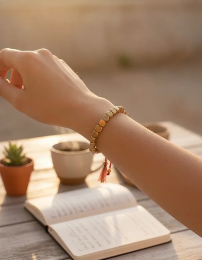 Bracelet Tibétain Cuivre : Protection Énergétique Unisexe