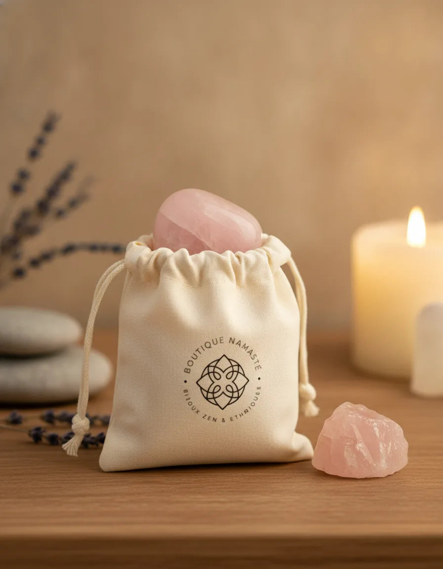 Quartz Rose : Pierre de l'Amour et Confiance