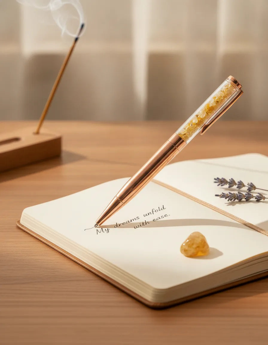 Stylos de Manifestation Cristallins : Attirez Vos Désirs
