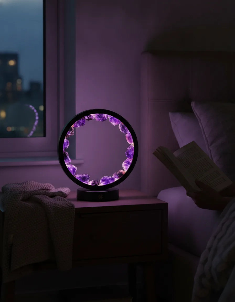 Lampe Améthyste : Calme et Sérénité Nocturne