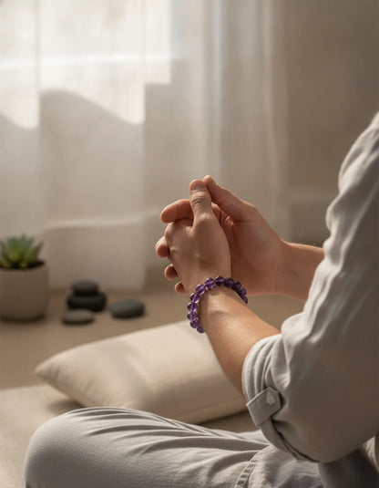 Bracelet Améthyste : Harmonie & Sérénité