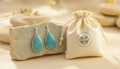 Boucles d'oreilles Amazonite Sérénité